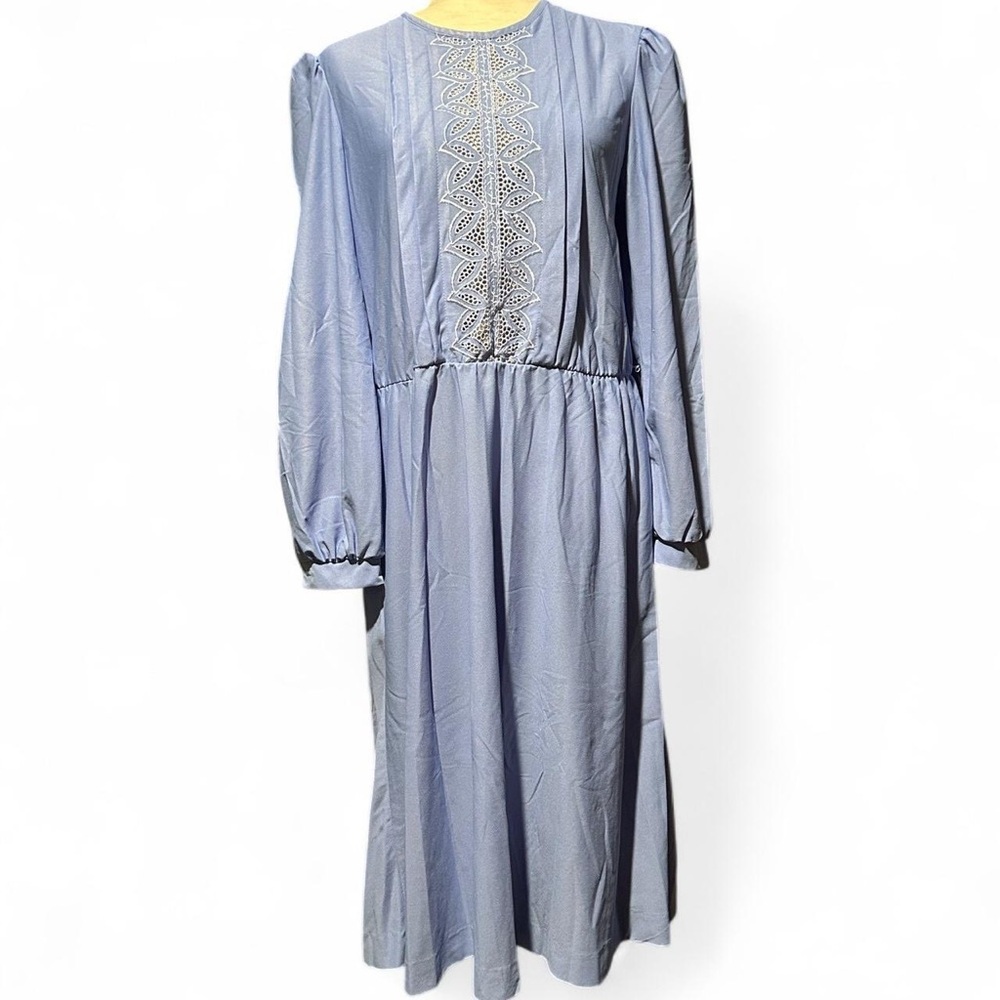 JCPenney Light Blue Midi Dress